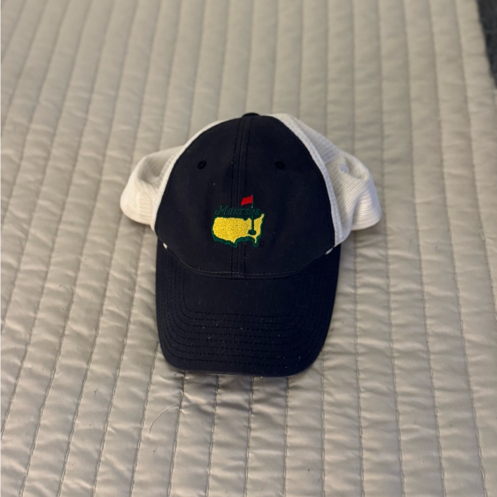 Masters Blue and White Hat with Embroidered Logo